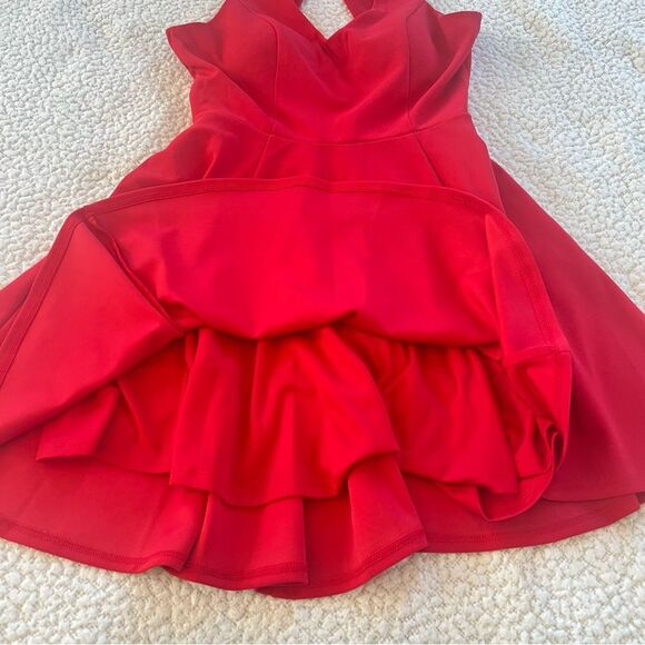 Chrystal Doll Red Sleeveless Summer Casual Tomato Girl Party Dress SZ M - Picture 8 of 12